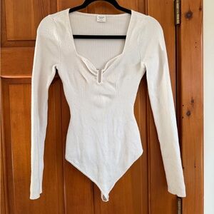 Average and Fitch knit long sleeve bodysuit